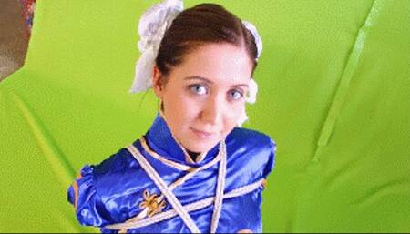 Chrissy Marie: The strongest female fighter in the world gets tied up and gagged!!