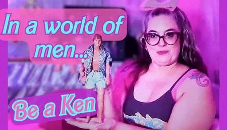 Be a Ken in a World of men! Meet My Doll Boyfriends BBW Barbie MiLF Domme Shows off Her Toys Captioned Version