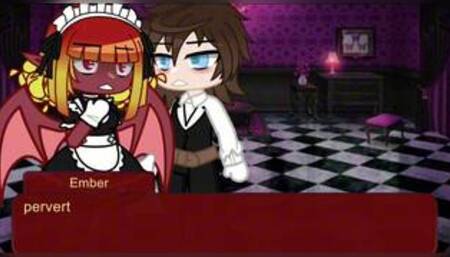 Demon maid get dominated by her master