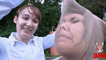 Face Fetish ; Daydream Delight, Walk with Stocking, Clara and Haruka