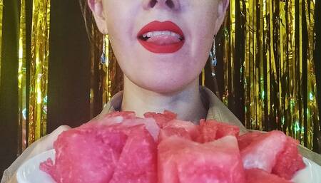 Juicy sweet watermelon