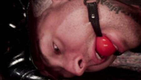 Punk Rock Goddess fucks submissive man