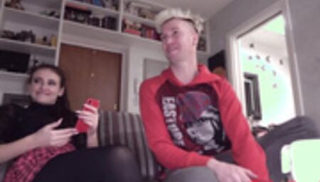 Kate Rich 6 - I met her husband and had blowjob from his wife in the next room and cu