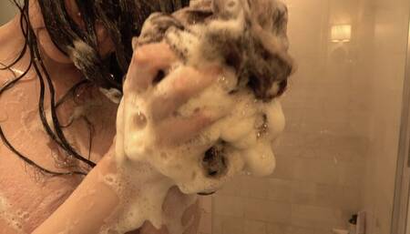 Long Hair Washing