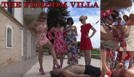 THE FEMDOM VILLA - OUTDOOR muddy shoes licking (REAL MUD!)