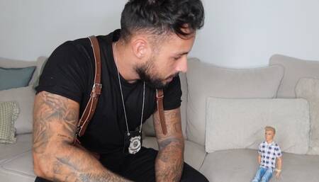 Giant police officer makes you eat his ass - Lalo Cortez