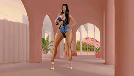 Tall Amazonian Model (wmv)