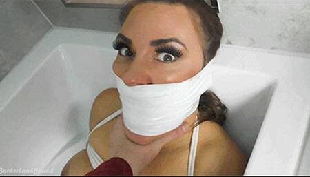 Eliza & Kellie in: Bath-Bound Hold-Up Ordeal for Increasingly Anxious Bound Bubble-Butt Babes! (Bonus Cut) (HD)