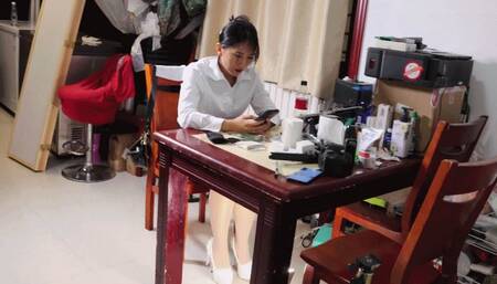 XIAO MI Special Effect Slave Kissing Shoes and Socks MP4