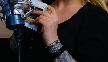 ASMR Smoking with a Microphone