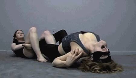 LF144 - Figure Four Leg Lock Compilation II - Aiden - Bobbie Blush - Kitty Kaos - Masked Raven, Pixie 960WMV