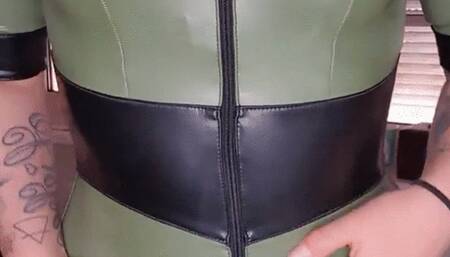 I love the sound of my whip on latex