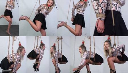 Rosie Suspended Bondage Challenge Combo MOV