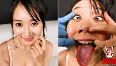 Face Deforming Blowjob by Chie Aoi