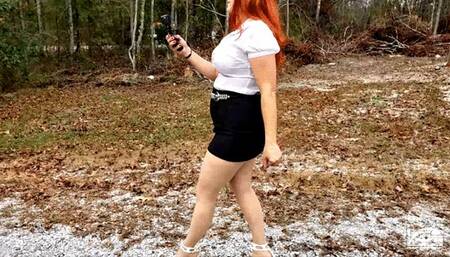 PTP 1352 (Alt) – Vivian Ireene Pierce Revving the Camaro in Hose & Heels