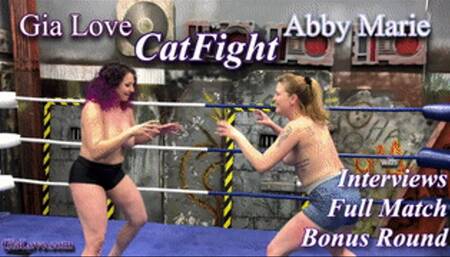 AbbyMarie Vs GiaLove Interviews + CatFight (MP4 1080P)