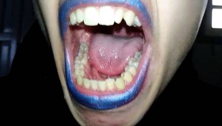Yawning bad breath uvula