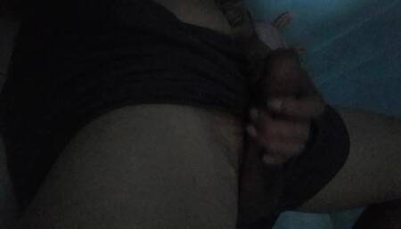 Late Night Solo Masturbation in Bed