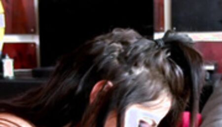 Busty babe Heidi Van Horny has her tight ass fucked