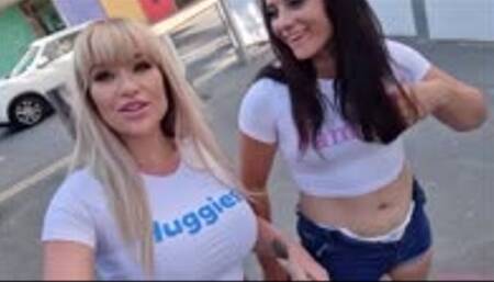 Zara Lei + Molly Brown wear wet nappies in public! | (July 2022)