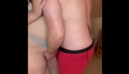 Arabella being fingered by Dom while wanking him off and scratching his back ????