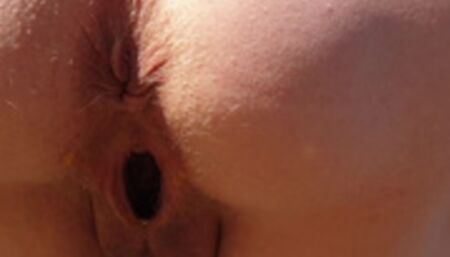 Quick pee on the beach sand