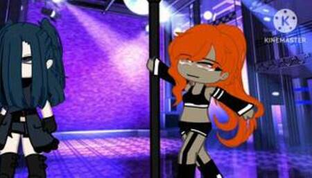 Stripper gets fucked by a lesbian