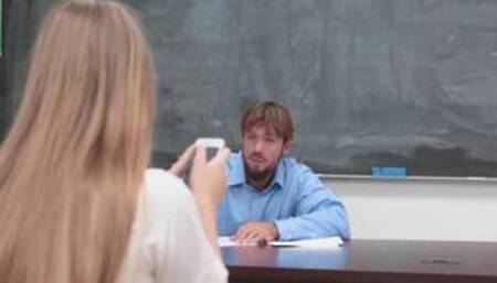 hot brunette teen alyce anderson uses hard cock in erection