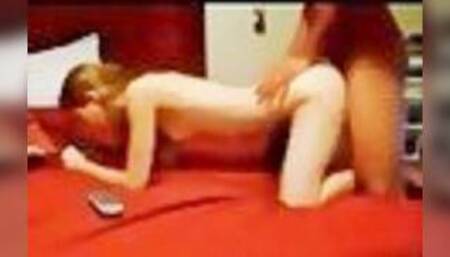 Lauren takes a BBC doggy style