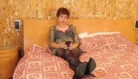 mom nicola with saggy tits suck sons balls and fucks him