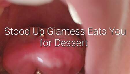 720P Stood Up Giantess Eats You For Dessert
