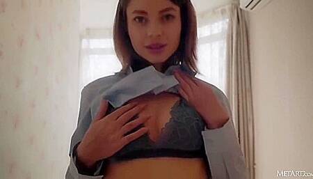 Hilary C - Working At Home In Hd