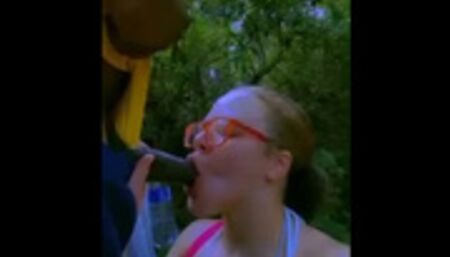 On a walk with daddy with that BBC