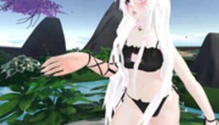 Kitty Girl Dances and Strips