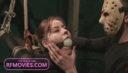 Krelly - First bondage experience and suspension hogtie for a girl next door (FULL HD MP4)