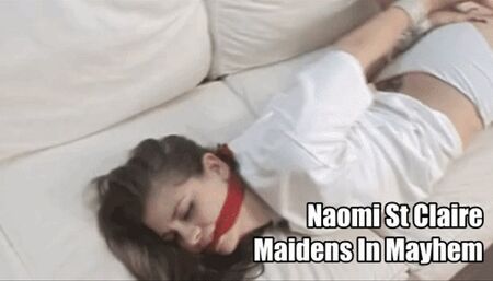 Naomi St Claire - Bondage and Struggling Compilation (3 Clips) [MP4]