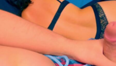 Hot step Mom always help Stepson cum