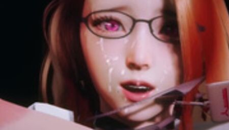 Office passionate sex with lascivious beauty secretary