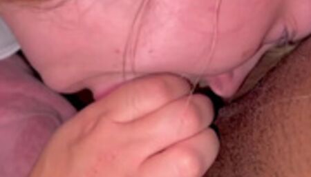 JadeThaFreak Deep Throating On Her Brother In Law’s Big Black Cock While Everyone Is Upstairs Eating