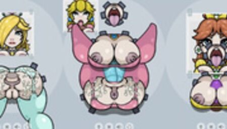 Fapwall [Weird Hentai game] Rosalina Peach and Daisy gets the best gangbang of their life without Ma