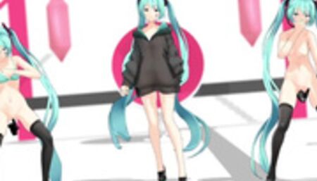 Sexy Hatsune Miku Miku Dance MMD Hentai Ecchi Japanese Anime 3D Conqueror