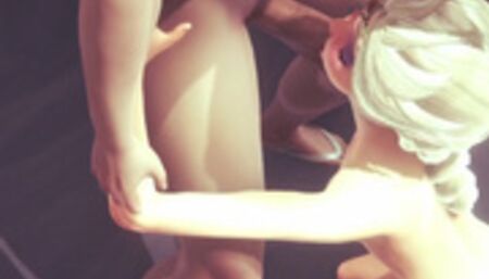 Frozen Hentai - POV Observe at first glance how Elsa sucks and fucks