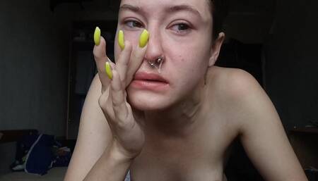 Elegant Diana caught a cold