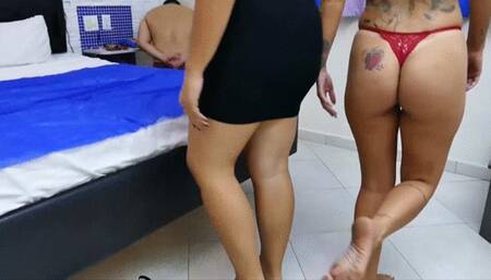 CLEAN OUR FEET WITH YOUR TONGUE SLAVE PART 1