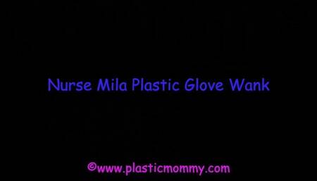 Nurse Mila Plastic Glove Wank