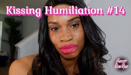 Kissing Humiliation #14- Ebony Goddess Rosie Reed Humiliates You With Juicy Kisses And Smooches For Weak Lipstick Slaves- standard definition