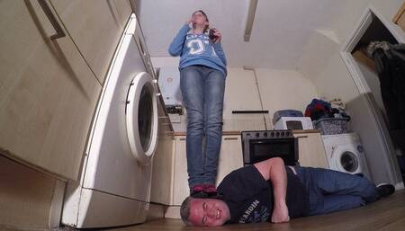 Chelsea's Mary Jane's Head Crushing FLOOR CAM