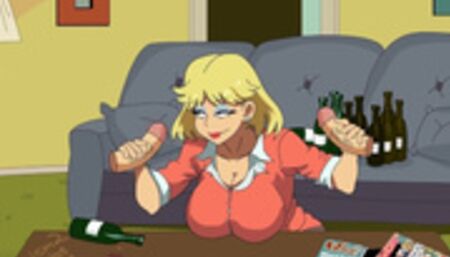 The Loud House Parody: Mother masturbates 2 university students