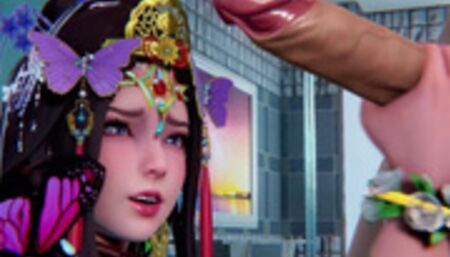 The proud purple butterfly fairy who fell into the mortal world