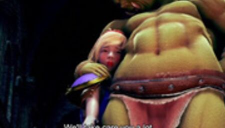 female knight lose to monster ork - episode.20